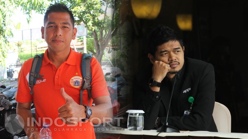 Jan Saragih dan Bambang Pamungkas Copyright: &copy; INDOSPORT/Raditya Erwiyanto